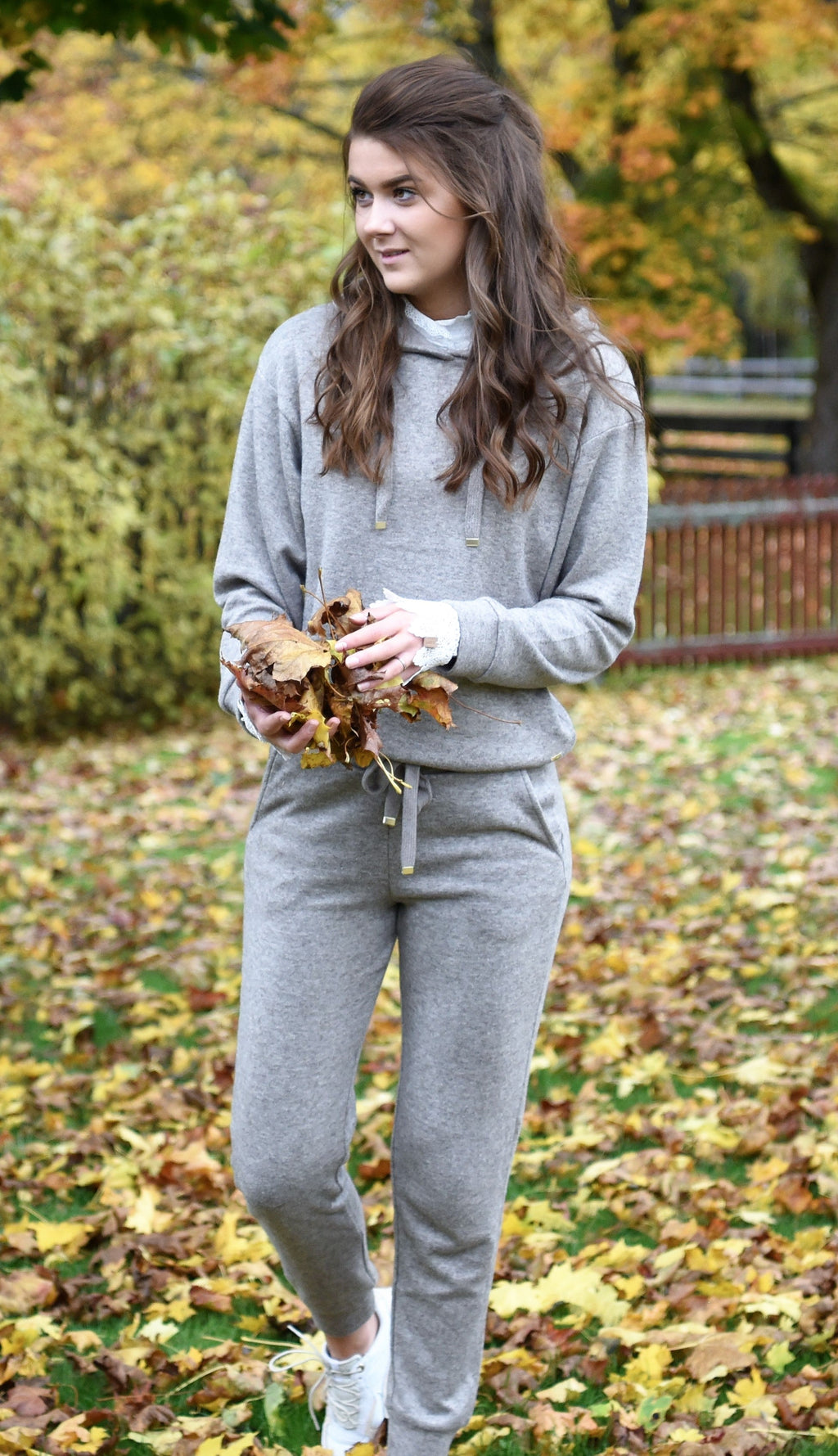 Krage spets hög vit